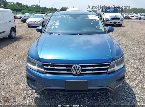 3VV2B7AX4LM137341 2020 VOLKSWAGEN TIGUAN Blue Vista del cuadro de instrumentos