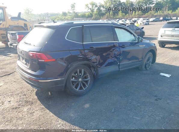 3VV2B7AX4NM066290 2022 VOLKSWAGEN TIGUAN Blue Rear right