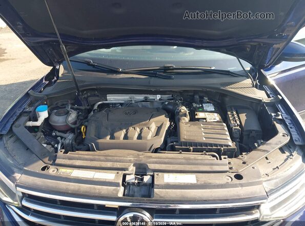 3VV2B7AX4NM066290 2022 VOLKSWAGEN TIGUAN Blue Rear view