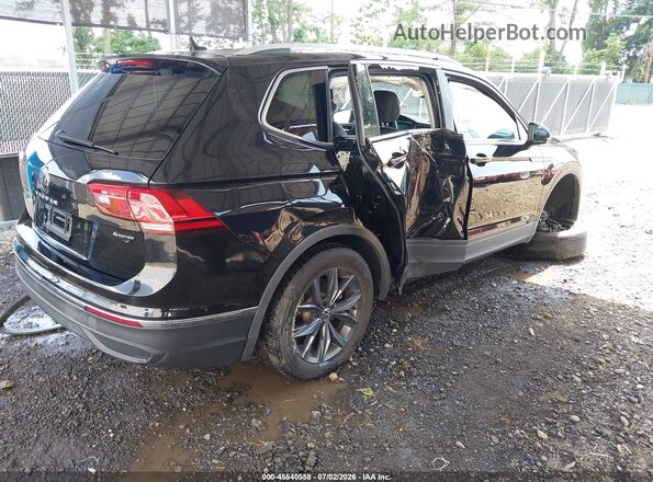 3VV2B7AX4NM074504 2022 VOLKSWAGEN TIGUAN Black Trasero derecho