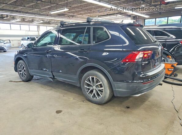 3VV2B7AX5KM005123 2019 VOLKSWAGEN TIGUAN Blue უკანა მარცხენა