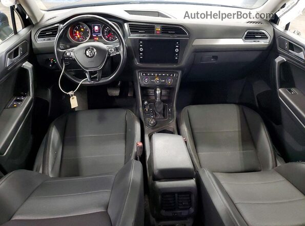 3VV2B7AX5KM005123 2019 VOLKSWAGEN TIGUAN Blue წინა პანელის ხედი