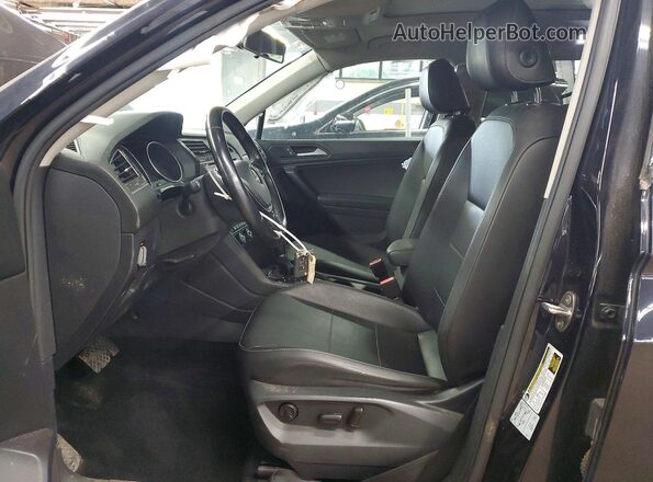 3VV2B7AX5KM005123 2019 VOLKSWAGEN TIGUAN Blue წინა სალონის ხედი