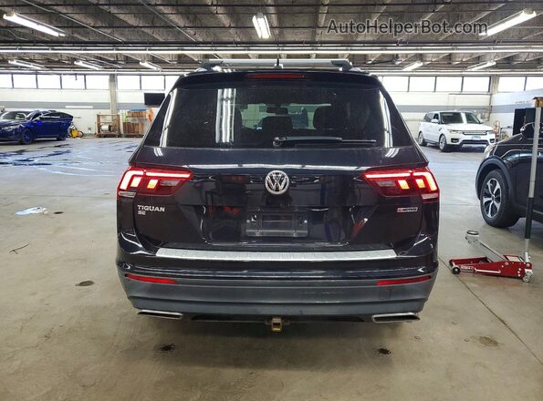 3VV2B7AX5KM005123 2019 VOLKSWAGEN TIGUAN Blue უკანა ხედი