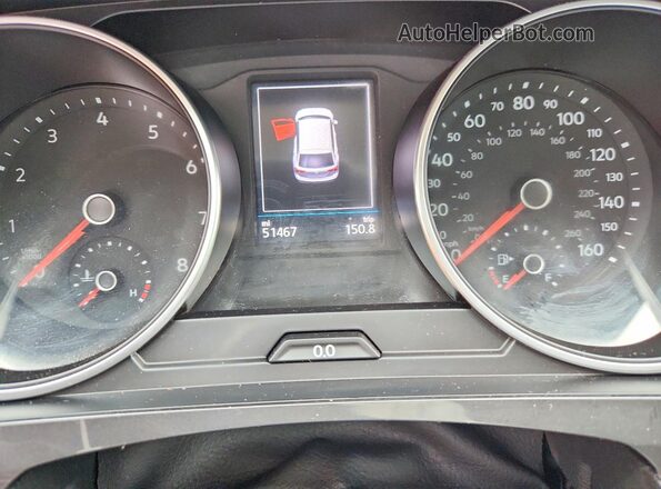 3VV2B7AX5KM103892 2019 VOLKSWAGEN TIGUAN Orange Widok zestawu wskaźników