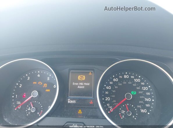 3VV2B7AX5KM134169 2019 VOLKSWAGEN TIGUAN Black უკანა სავარძლების ხედი