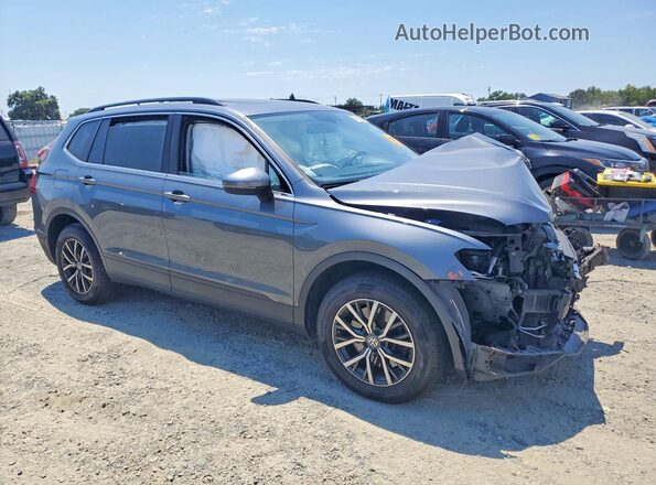 3VV2B7AX5KM142031 2019 VOLKSWAGEN TIGUAN Серый Передняя правая четверть