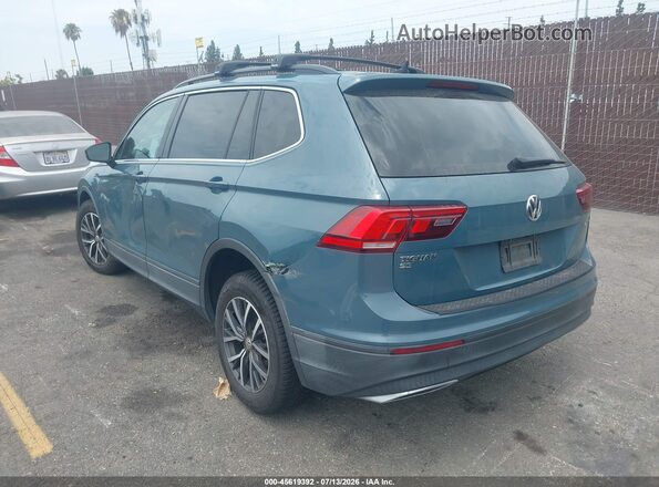 3VV2B7AX5KM158861 2019 VOLKSWAGEN TIGUAN Light Blue Задняя левая четверть