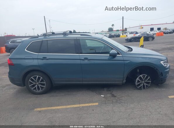 3VV2B7AX5KM158861 2019 VOLKSWAGEN TIGUAN Light Blue Вид задней части салона