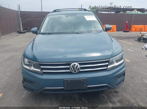 3VV2B7AX5KM158861 2019 VOLKSWAGEN TIGUAN Light Blue Вид щитка приборов
