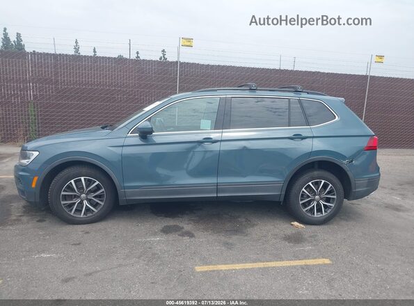 3VV2B7AX5KM158861 2019 VOLKSWAGEN TIGUAN Light Blue Панорамный вид салона 360°