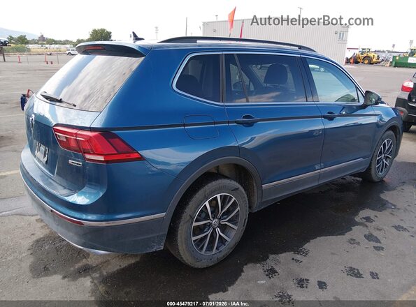 3VV2B7AX5LM115221 2020 VOLKSWAGEN TIGUAN Blue Задня права чверть