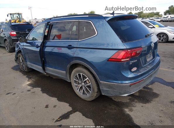 3VV2B7AX5LM115221 2020 VOLKSWAGEN TIGUAN Blue Задня ліва чверть