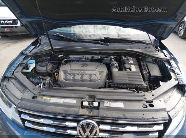 3VV2B7AX5LM115221 2020 VOLKSWAGEN TIGUAN Blue Вид ззаду