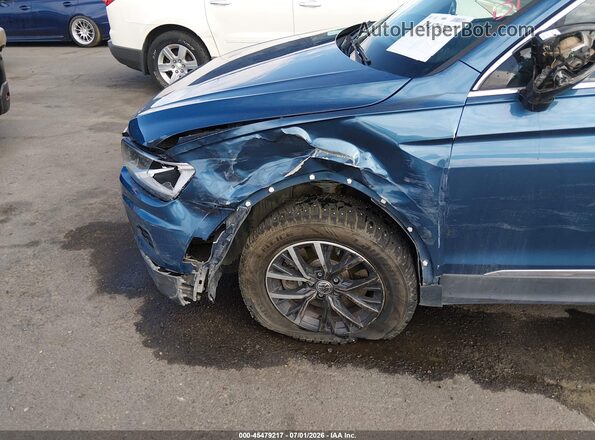 3VV2B7AX5LM115221 2020 VOLKSWAGEN TIGUAN Blue Вид спереду