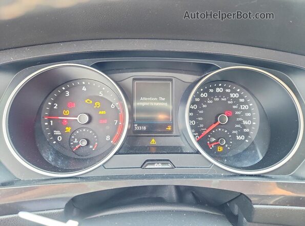 3VV2B7AX5MM058116 2021 VOLKSWAGEN TIGUAN Black Widok zestawu wskaźników