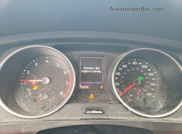 3VV2B7AX5MM058293 2021 VOLKSWAGEN TIGUAN Белый Вид щитка приборов