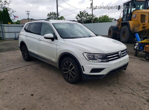 3VV2B7AX5MM058293 2021 VOLKSWAGEN TIGUAN Белый Передняя правая четверть