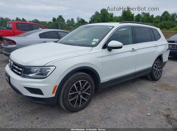 3VV2B7AX5MM106259 2021 VOLKSWAGEN TIGUAN White წინა მარცხენა ხედი სამი მეოთხედიდან