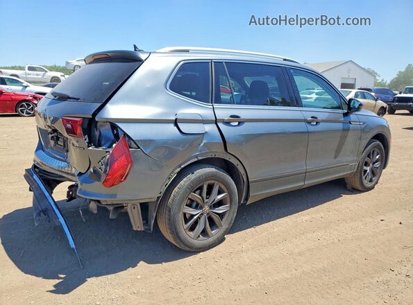 3VV2B7AX5NM129641 2022 VOLKSWAGEN TIGUAN Gray Задня права чверть