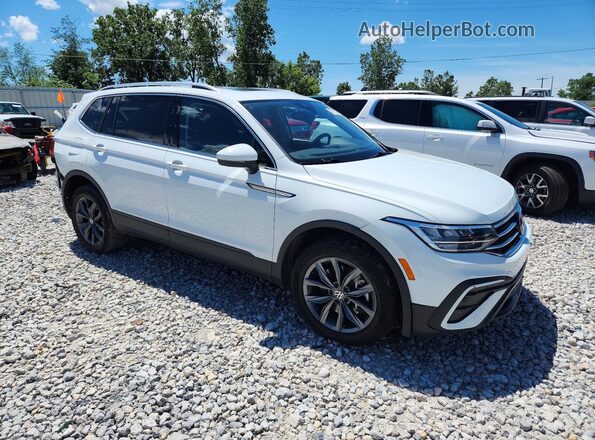3VV2B7AX5NM149940 2022 VOLKSWAGEN TIGUAN Белый Передняя правая четверть