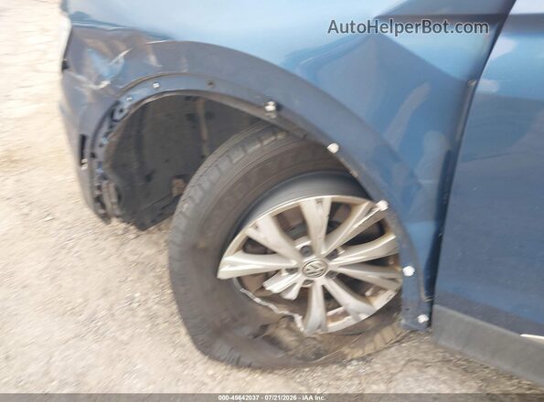 3VV2B7AX6JM037965 2018 VOLKSWAGEN TIGUAN Blue წინა ხედი