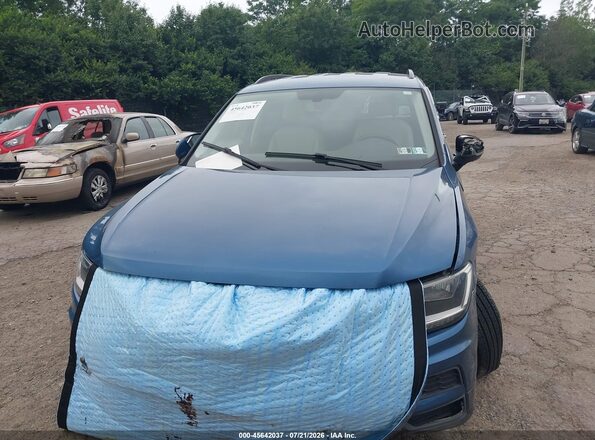 3VV2B7AX6JM037965 2018 VOLKSWAGEN TIGUAN Blue უკანა ხედი