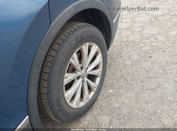 3VV2B7AX6JM037965 2018 VOLKSWAGEN TIGUAN Blue ხელსაწყოთა პანელის ხედი