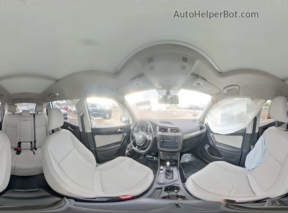 3VV2B7AX6KM004885 2019 VOLKSWAGEN TIGUAN White VIN კოდის სტიკერის ხედი
