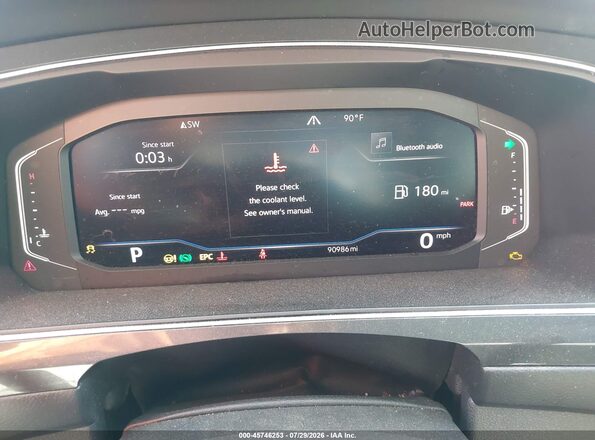 3VV2B7AX6KM087220 2019 VOLKSWAGEN TIGUAN White Widok tylnych siedzeń