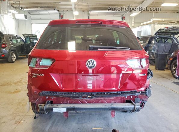 3VV2B7AX6LM125305 2020 VOLKSWAGEN TIGUAN Red Вид ззаду