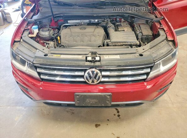 3VV2B7AX6LM125305 2020 VOLKSWAGEN TIGUAN Red Вид підкапотного простору