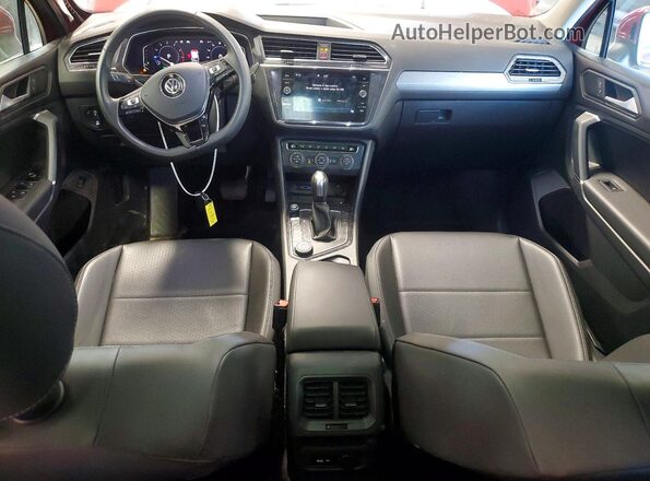 3VV2B7AX6LM125305 2020 VOLKSWAGEN TIGUAN Red Вид панелі приладів