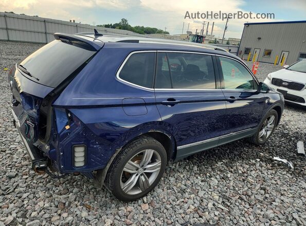 3VV2B7AX6MM013833 2021 VOLKSWAGEN TIGUAN Blue Trasero derecho