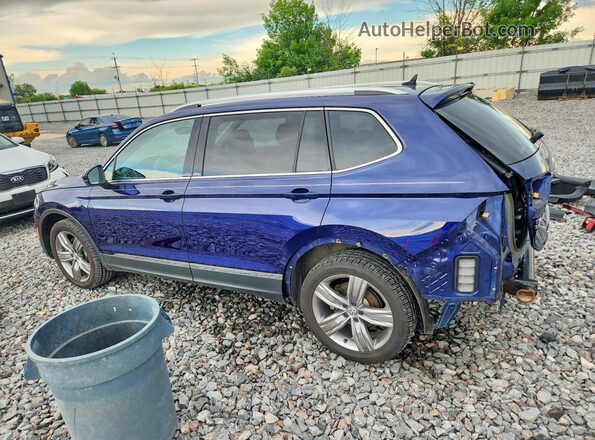 3VV2B7AX6MM013833 2021 VOLKSWAGEN TIGUAN Blue Trasero izquierdo