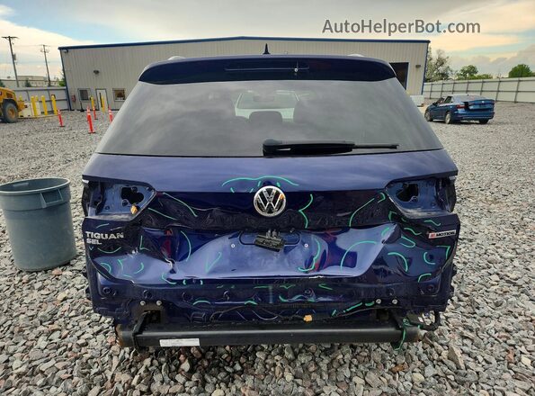 3VV2B7AX6MM013833 2021 VOLKSWAGEN TIGUAN Blue Vista trasera
