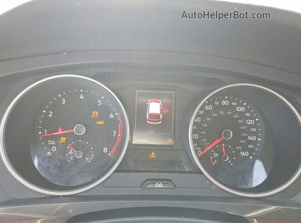 3VV2B7AX6MM064409 2021 VOLKSWAGEN TIGUAN Black Widok zestawu wskaźników