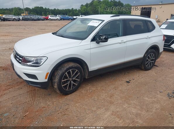 3VV2B7AX6MM069884 2021 VOLKSWAGEN TIGUAN White წინა მარცხენა ხედი სამი მეოთხედიდან