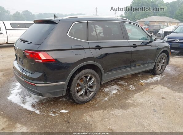 3VV2B7AX6NM136386 2022 VOLKSWAGEN TIGUAN Black Հետևի աջ