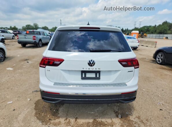 3VV2B7AX6NM150403 2022 VOLKSWAGEN TIGUAN White Widok z tyłu