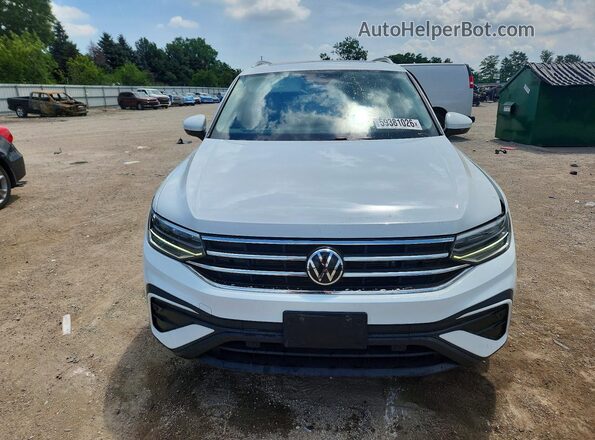 3VV2B7AX6NM150403 2022 VOLKSWAGEN TIGUAN White Widok z przodu