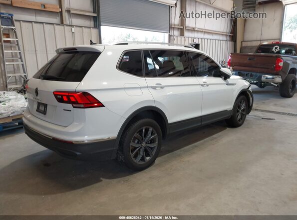 3VV2B7AX6NM177259 2022 VOLKSWAGEN TIGUAN White უკანა მარჯვენა