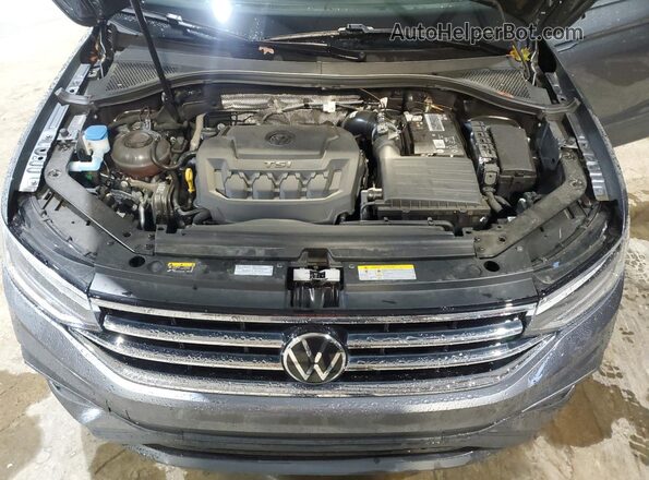 3VV2B7AX6PM133037 2023 VOLKSWAGEN TIGUAN Gray Widok komory silnika