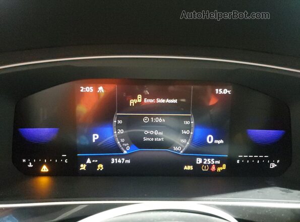3VV2B7AX6PM133037 2023 VOLKSWAGEN TIGUAN Gray Widok zestawu wskaźników