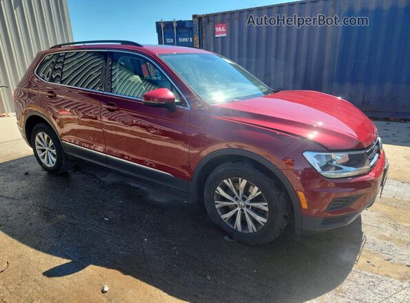 3VV2B7AX7JM148900 2018 VOLKSWAGEN TIGUAN Red Delantero derecho
