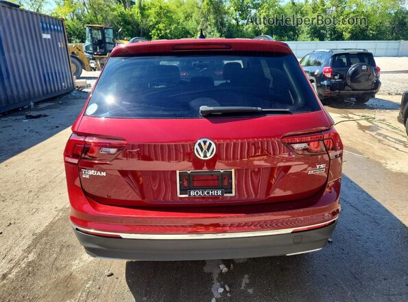 3VV2B7AX7JM148900 2018 VOLKSWAGEN TIGUAN Red Vista trasera