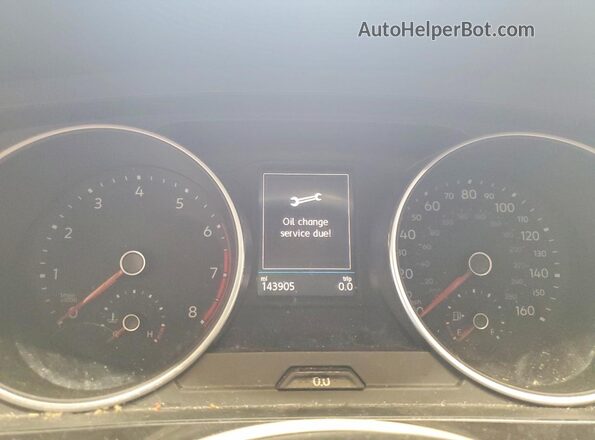 3VV2B7AX7LM116600 2020 VOLKSWAGEN TIGUAN Gray Вид щитка приладів