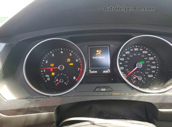 3VV2B7AX7LM173623 2020 VOLKSWAGEN TIGUAN Белый Вид щитка приборов
