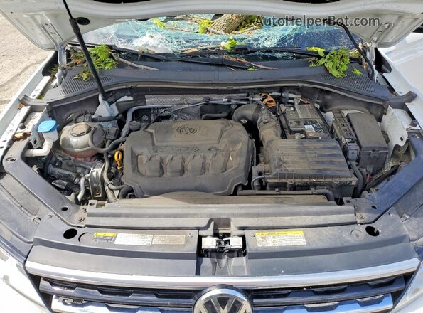 3VV2B7AX7LM173623 2020 VOLKSWAGEN TIGUAN Белый Вид задней части салона