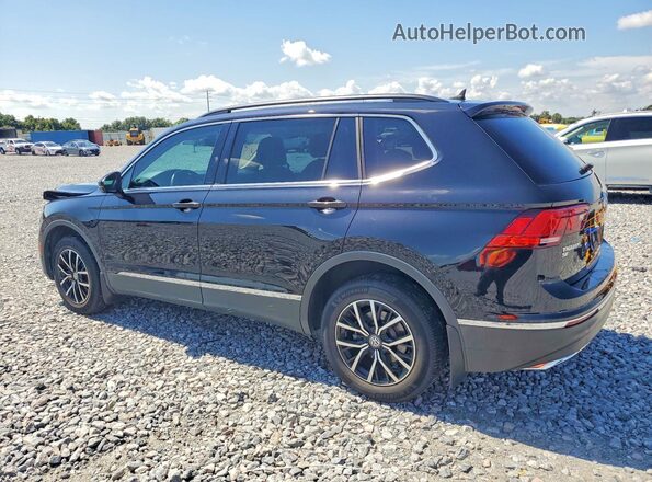 3VV2B7AX7MM122141 2021 VOLKSWAGEN TIGUAN Черный Задняя левая четверть